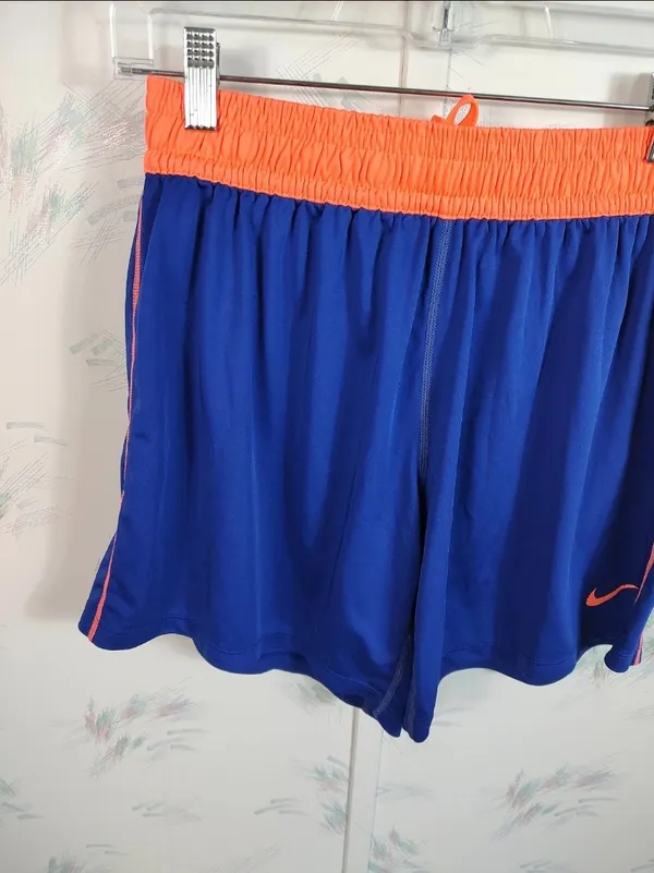 Nike Dri-Fit Training Shorts M Blue Orange - Image 2