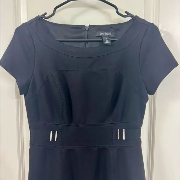 White House Black Market Classic Black Dress - Image 3