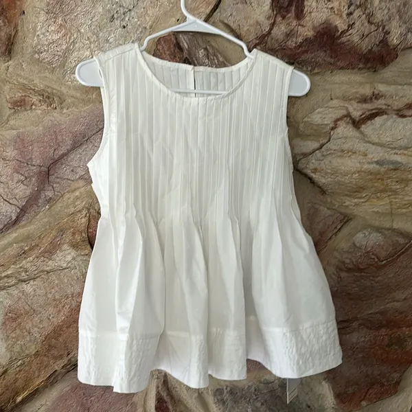 Commense Pleated Peplum Sleeveless Blouse size xs - Image 3