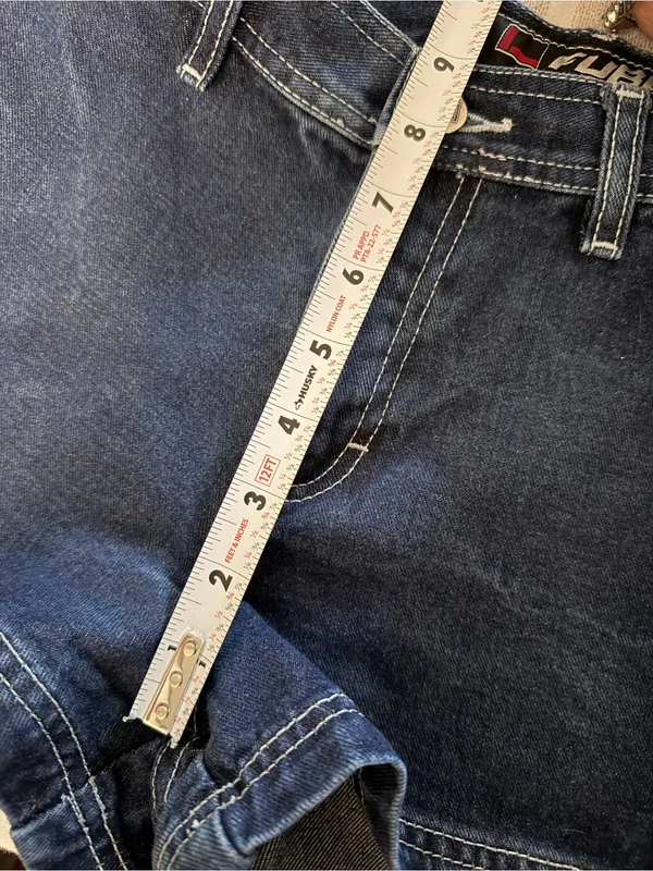 FUBU Navy Denim Cargo Shorts with Side Pocket - Image 4