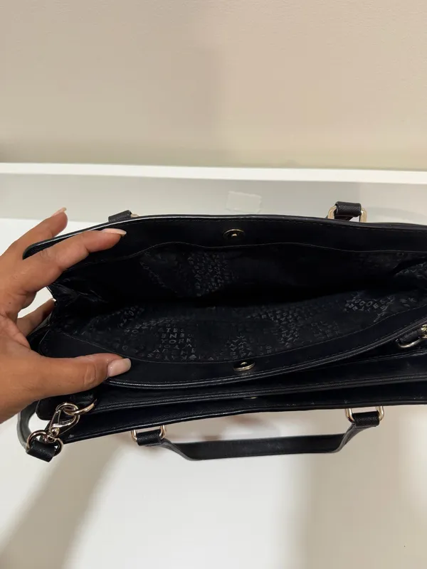 Kate Spade Laurel Way Reese Pink & Black Satchel - Image 8