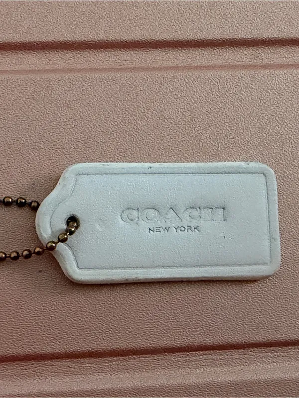 Coach New York White Foam Hang Tag Bag Charm Replacement - Image 2
