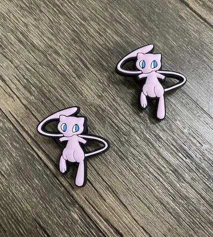 Pokemon Mew Japanese Anime Video Game Charm For Crocs Shoe Charms - 2 Pieces - Image 2