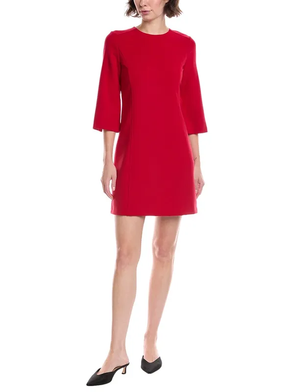 Alice & Olivia Gem Shift Dress Red‎ Size 4 - Image 2