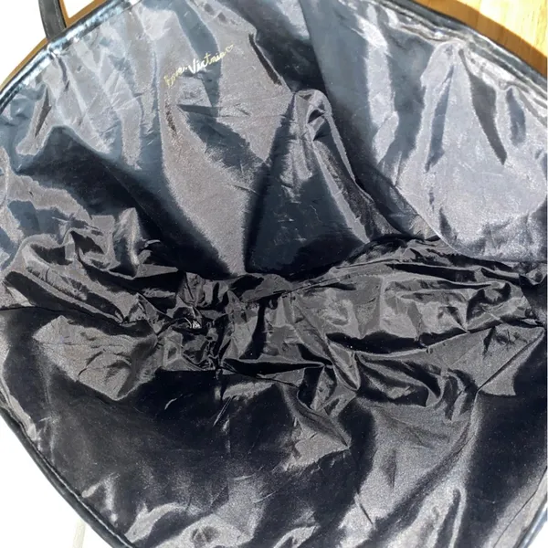 Victoria's Secret Sequin Stripe Tote Bag‎ Black Glam Shopper Large Shoulder Bag - Image 6