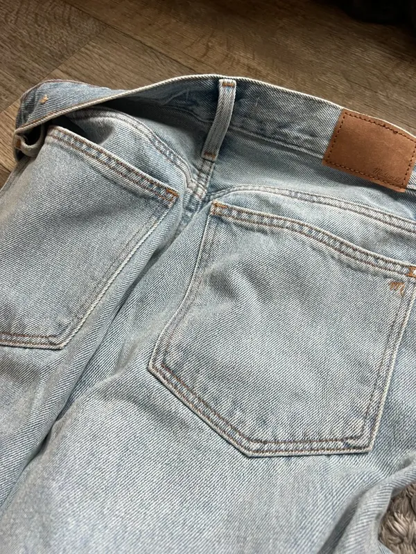 NWT Madewell baggy straight jeans size 26 - Image 11
