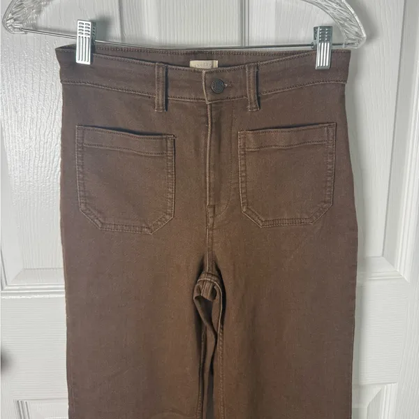 Faherty Stretch Terry Patch Pocket Pant - Walnut Brown 26 - Image 3