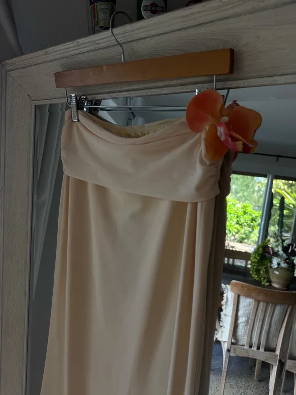 White Fox Boutique Among The Flowers Maxi Skirt Lemon - Image 7