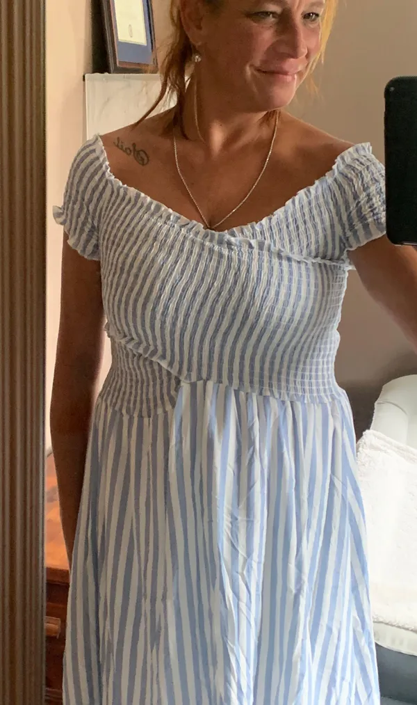 Super Comfy Sundress. Blue Size M - Image 4