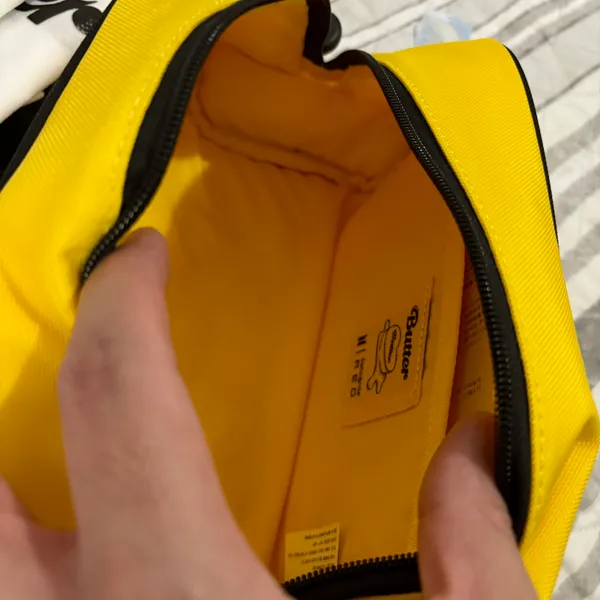BTS Butter Samsonite Red 2nd Collaboration Pouch Bag Yellow - Image 11