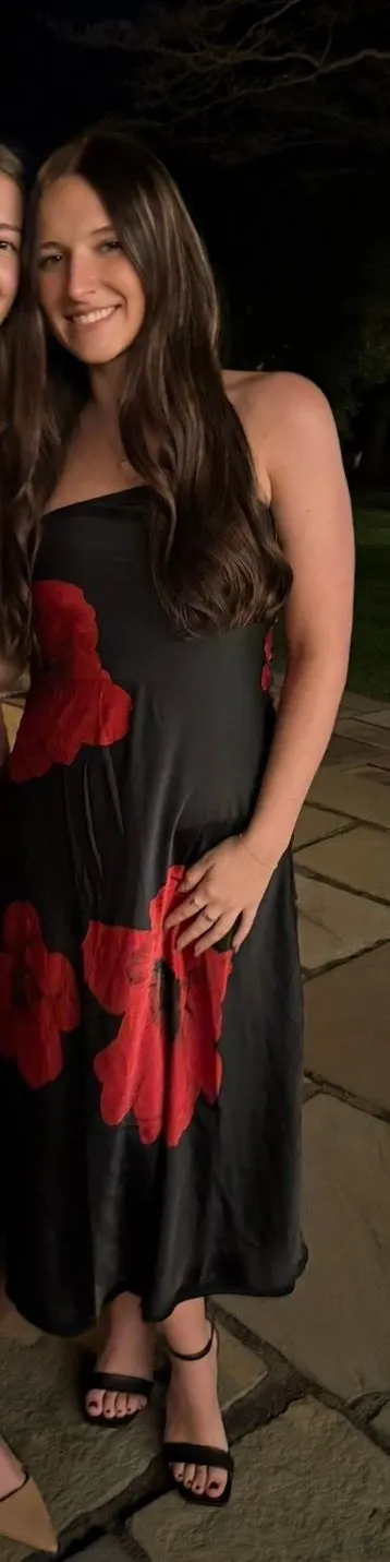 Francesca's Dress Strapless Black - Image 2
