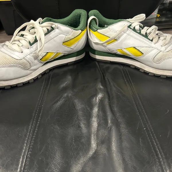 Reebok White Sneakers with Yellow and Green Accents - Image 10