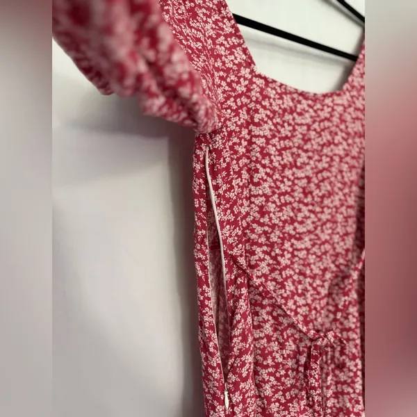 American Eagle‎ Floral Red Dress - Image 7