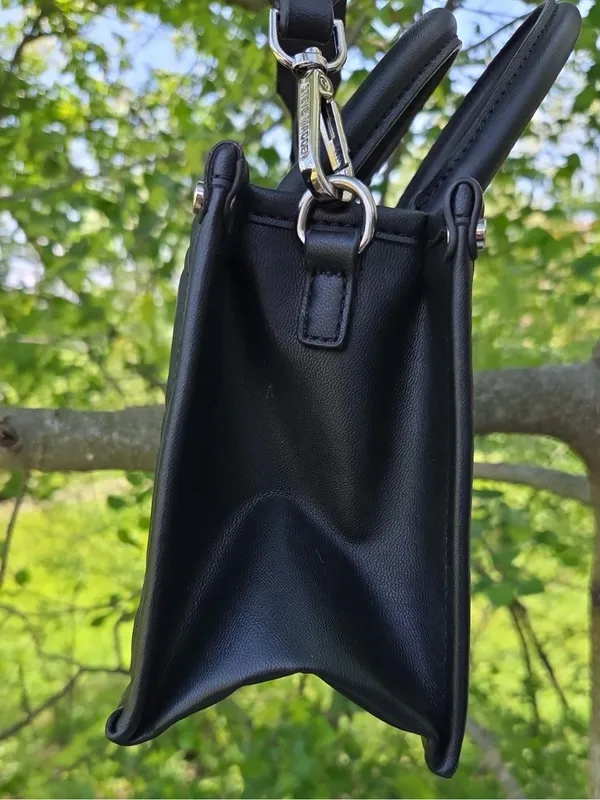 Steve Madden Black Quilted Mini Satchel crossbody new without tag - Image 5