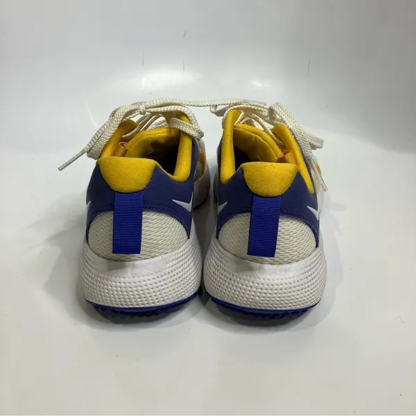 Nike React escape run‎ 2 sneakers white yellow size 7.5 - Image 4