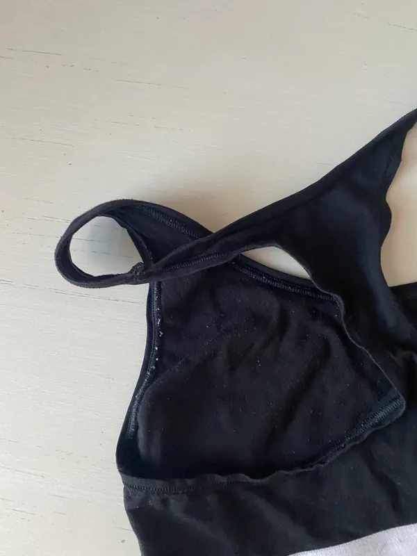 Calvin Klein Modern Cotton Unlined racer back Bralette logo band - Image 6