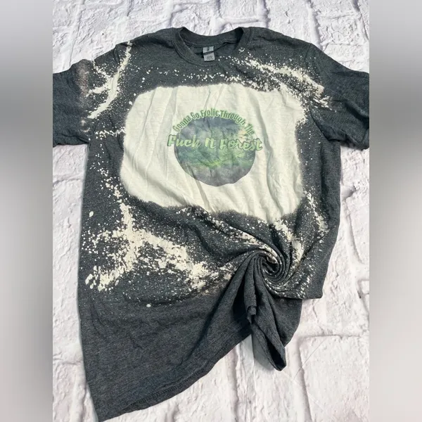 Acid washed graphic tee size medium Gray - Image 2