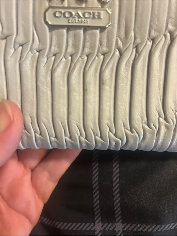 Coach Quilted Zip-Around Wallet with Logo Plaque - Image 14