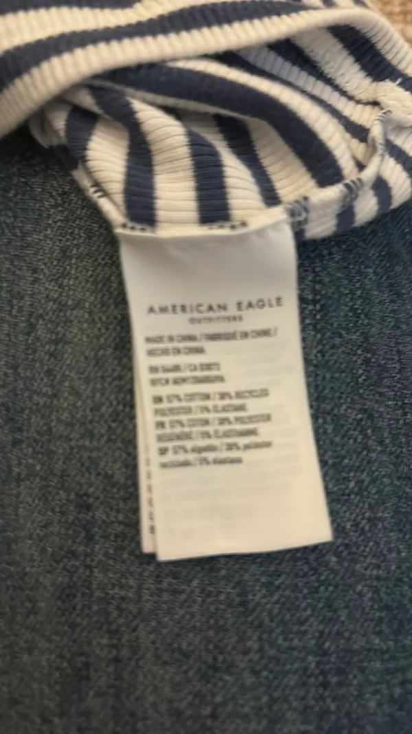 american eagle striped tee - Image 3