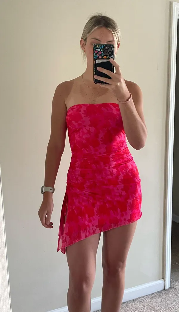Donelli Princess Polly Mini Dress Pink Floral - Image 2