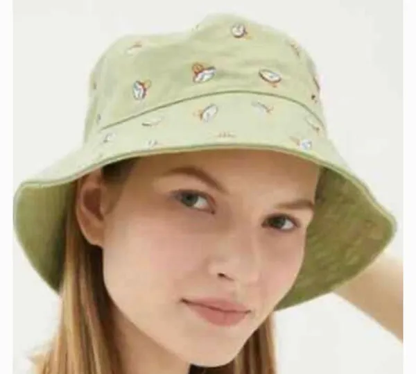 Urban Outfitters Embroidered Bucket Hat Mushroom - Image 3