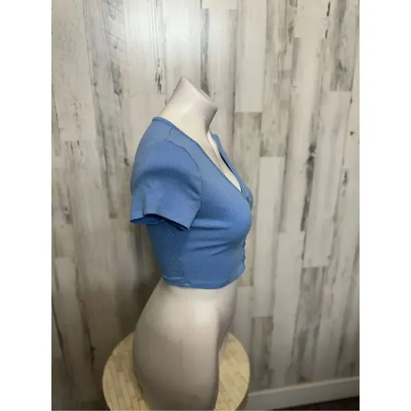 Blue crop top Blue - Image 3