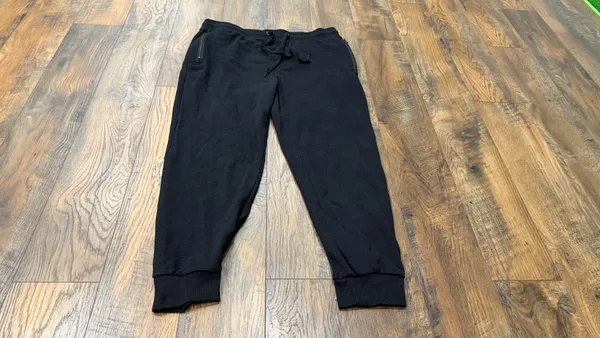 Aeropostale Men's Jogger Sweatpants Black Pants Size Large - Image 2
