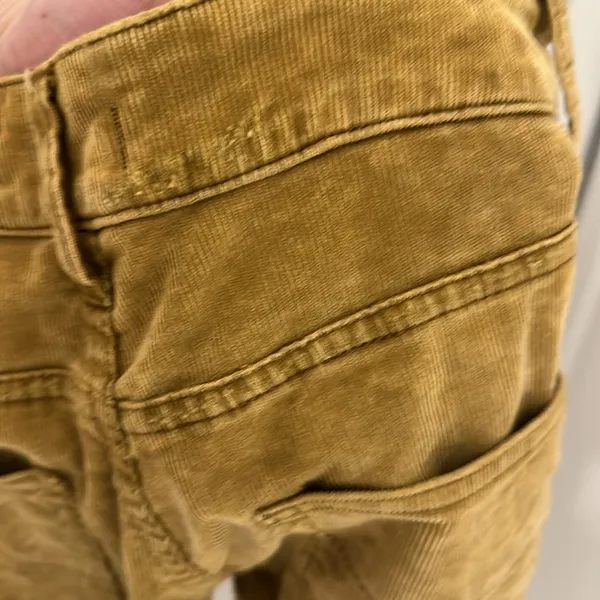 Free People Distressed Corduroy Overalls - Image 9