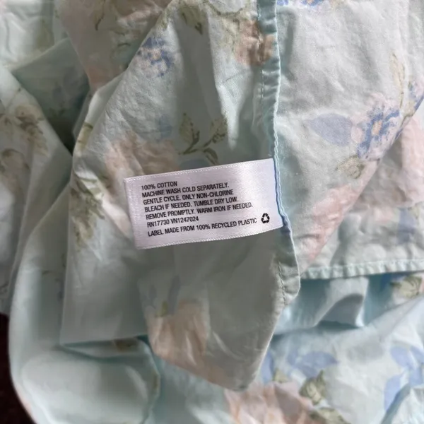 LoveShackFancy Dress Estelle Maxi Blue Floral Puff Sleeve Cottagecore Floral 10 - Image 7