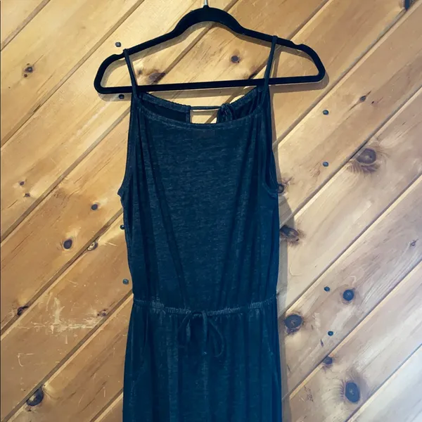 Derek heart marked dark gray halter top jumpsuit - Image 2