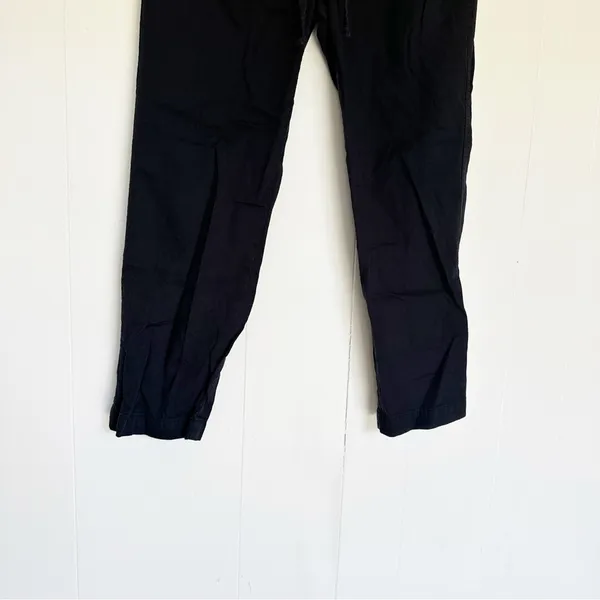 GAP Easy Pant Cotton Blend Drawstring Lightweight Black XS - Image 4