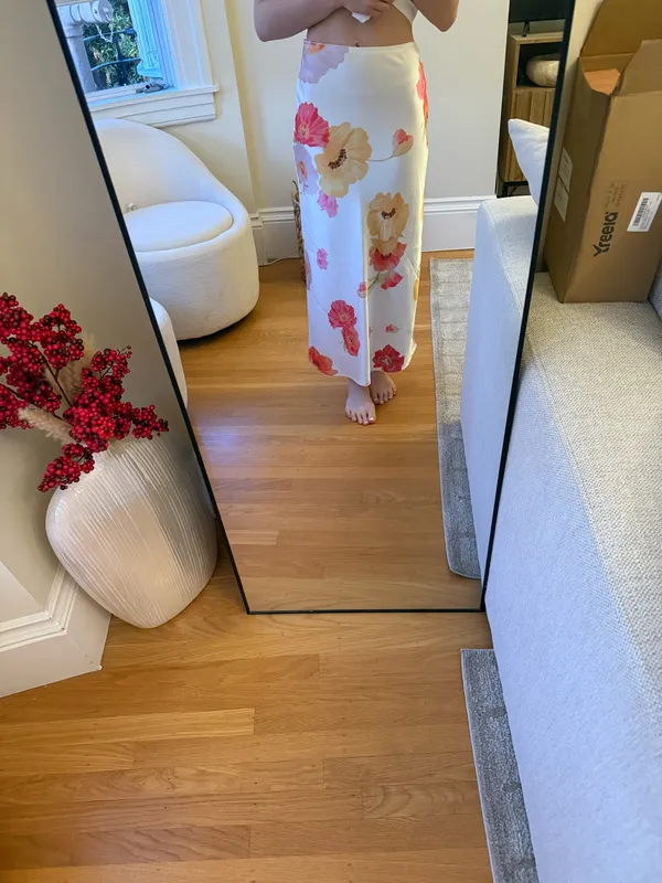 Floral skirt White - Image 3