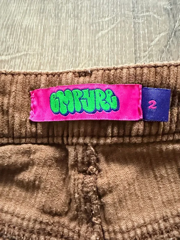 Empyre Brown Corduroy Baggy Skate Pants Size 2 - Image 5