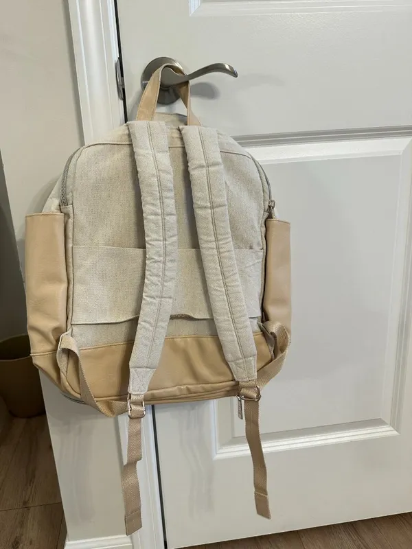 BEIS The Backpack in Beige - Image 6