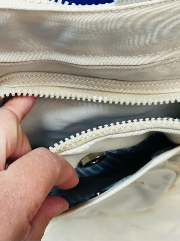 Everyday Utility Tote Bag in Light Beige - Multiple Pockets - Image 5