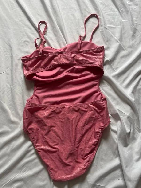 Sparkle Pink One-Piece Swimsuit - Image 2