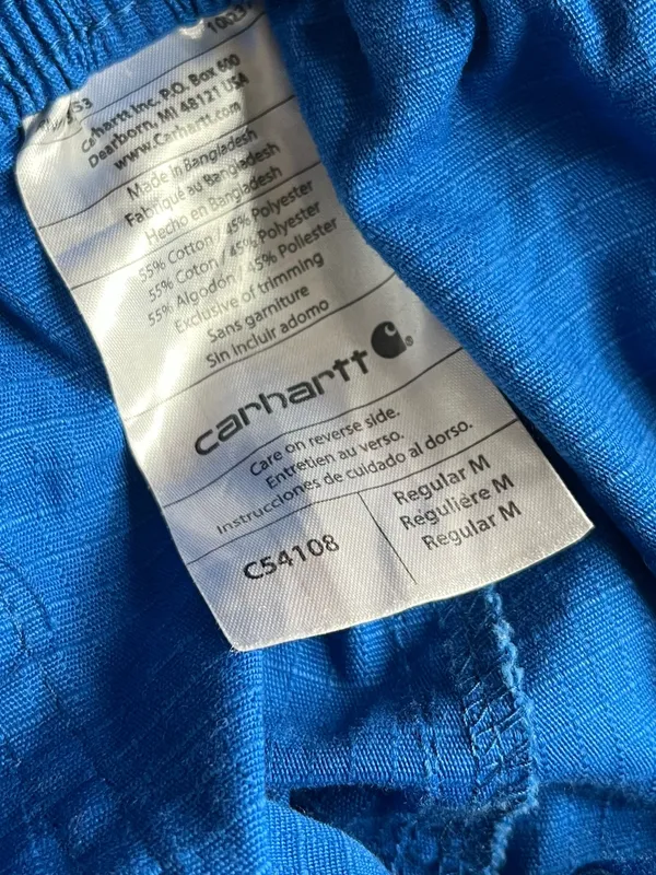 Carhartt • Women’s Bright Blue Casual Cargo Pants - Image 4