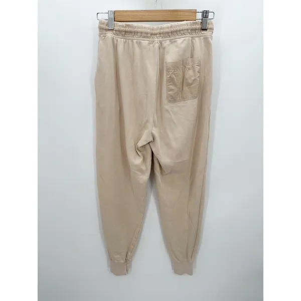 Aerie Cream Tan Jogger Sweatpants Drawstring‎ Waist Womens Size XS - Image 2