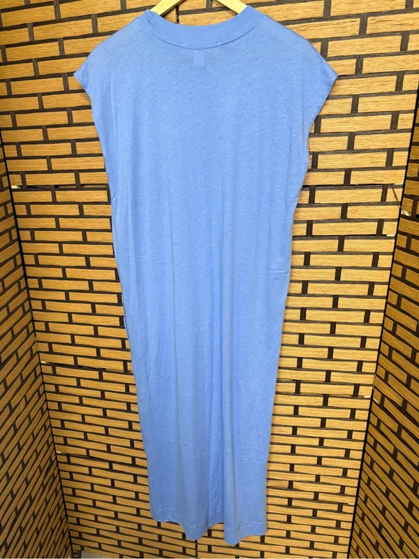Free people beach blue midi dress size small - Image 2