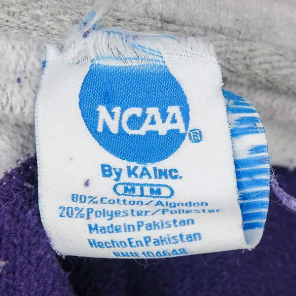National Collegiate Athletic Association Vintage 90s Kansas State Wildcats Cropped Hoodie - Image 5