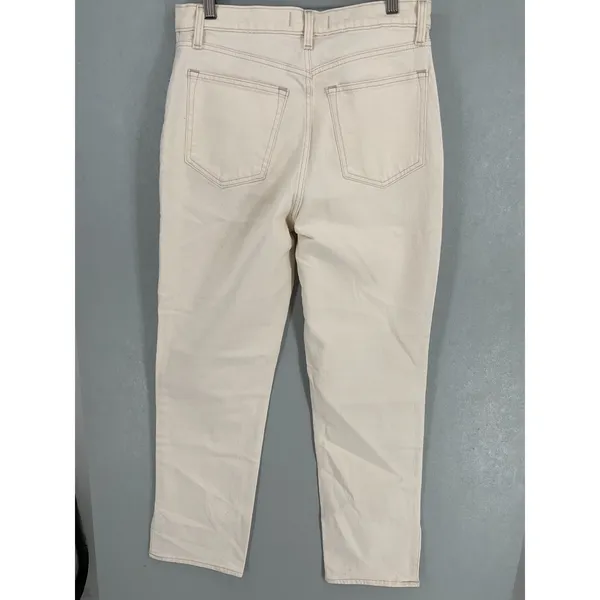 Abercrombie & Fitch Womens Jeans 90s Straight Ultra High Rise Side Slit 30 10R - Image 3