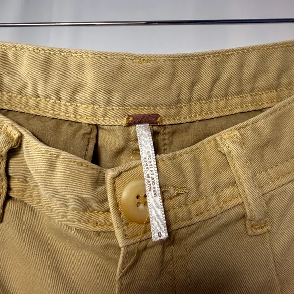 Free People Cya Later‎ Skate Barrel Trouser Pants in Khaki Size 0 - Image 4