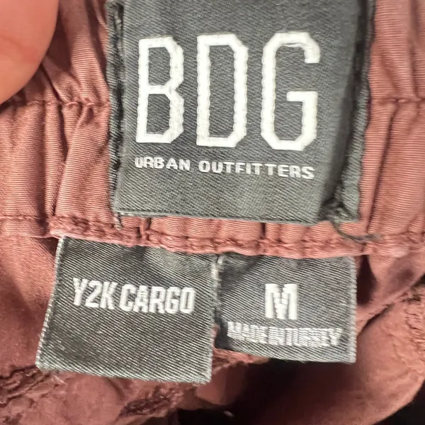 Urban Outfitters Cargo Pants Womens Medium Y2K Brown Baggy‎ Gorpcore - Image 3
