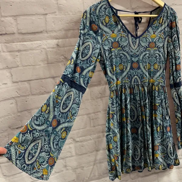 Paisley mini dress - Image 2