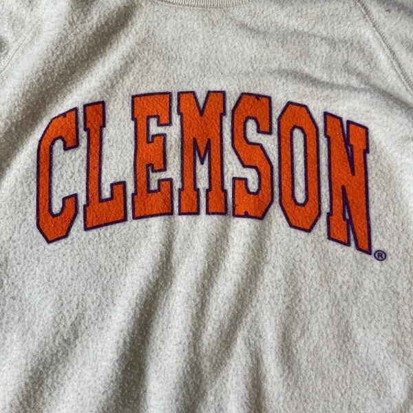 Clemson White Sweater Women’s Small - Image 3