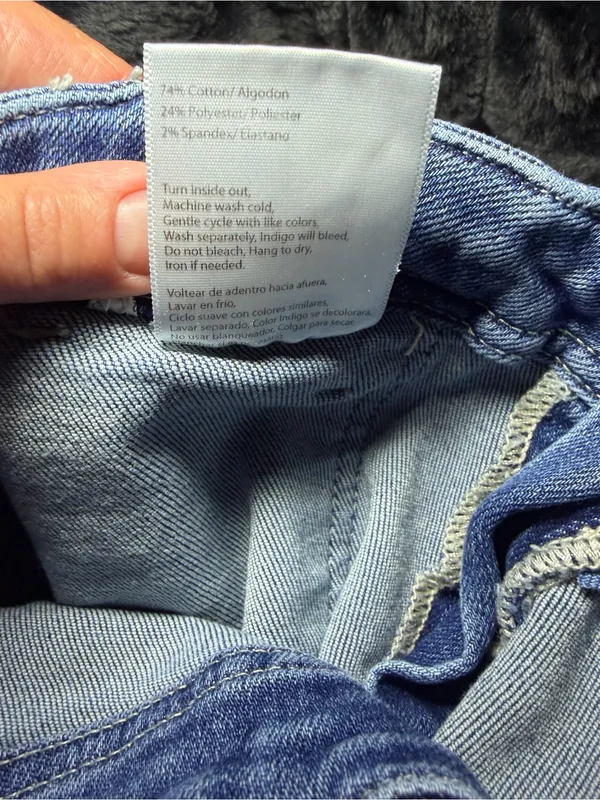 Risen Jeans High Rise Barrel Utility Denim Jogger 13x31 - Image 7