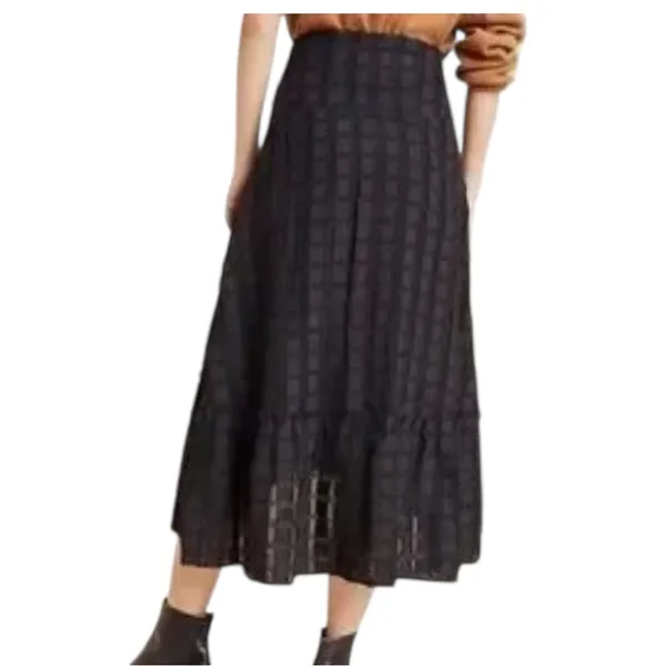 Anthropologie Maeve Womens Hi-Lo Skirt Sz 6 Whimsigoth Boho Witchy Dark Academia - Image 5