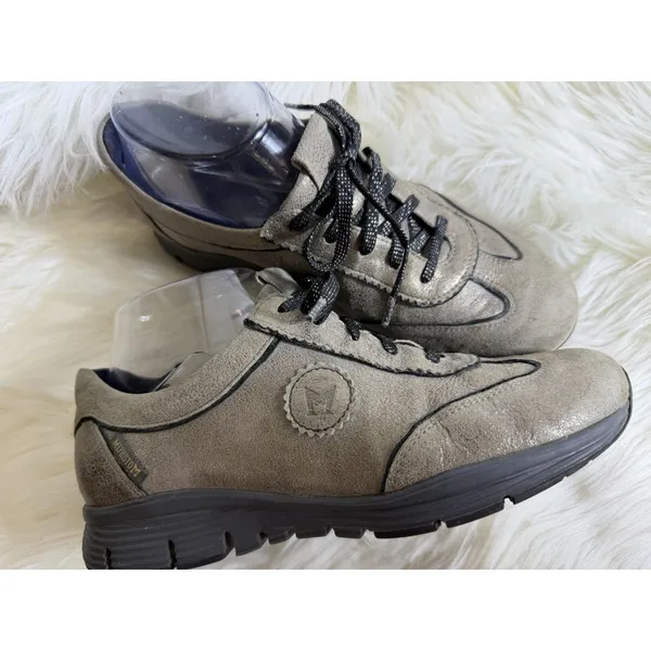 Mephisto Women's Size 7 Air Jet Runoff System Antique‎ Gold Leather Shoes modern - Image 3