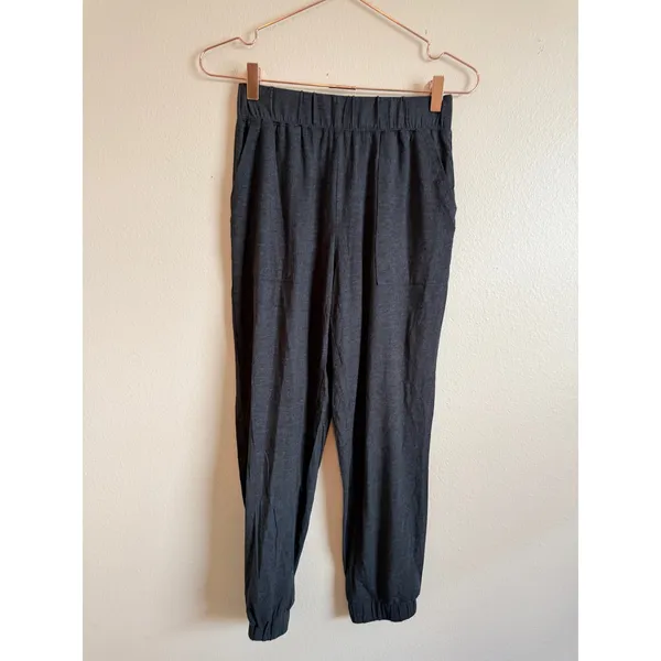Fabletics Joggers Women XS Gray PT214997-0707-1702 Tencel Blend‎ Heathered Pants - Image 2