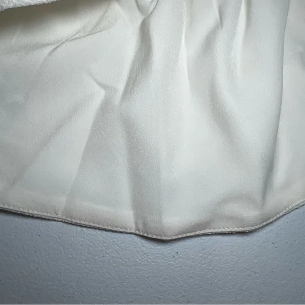 Dress the Population Mira‎ White Spaghetti-Strap Ruffle-Hem Mini Dress NWT - Image 8